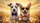 Scruffy Terrier Corgi Dogs Red Steering Wheel - Joyful Road Trip Adventure Dog Lover Gift Car Sunshade - 7