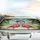Flamingos Palm Trees Beach Scene - Beach Lover Travel Essentials Car Sunshade - 5