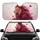 Majestic Lion Head Crimson Pink Floral - Home Decor Gift for Animal Lover Car Sunshade - 1