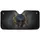 Blue Spotted Black Jaguar Roaring Fangs Gold Liquid - Car Decor Gift for Wildlife Lovers Car Sunshade - 3