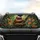 Realistic Fluffy Sloth Gerbera Daisies Lush Tropical Forest Canopy - Wildlife Lover Gift Car Sunshade - 4