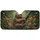 Realistic Fluffy Sloth Gerbera Daisies Lush Tropical Forest Canopy - Wildlife Lover Gift Car Sunshade - 3