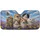 Expressive Cats Monarch Butterfly Lavender Wildflowers - Cat Lover Gift Car Sunshade - 3