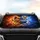 Cosmic Dragon Tiger Phoenix Tortoise - Fantasy Lover Gift Car Sunshade - 4