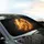 Majestic Golden Lion Fiery Mane Head Profile - Wildlife Lover Travel Essential Gift Car Sunshade - 6