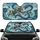 Armored Cyborg Bull Serpentine Dragon Epic Ocean Battle - Mythical Creatures Decor Gift Car Sunshade - 1