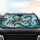 Armored Cyborg Bull Serpentine Dragon Epic Ocean Battle - Mythical Creatures Decor Gift Car Sunshade - 4