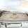 Regal Golden Initial A Crown Heart Diamond Feathers Filigree - Opulent Luxury Gift Car Sunshade - 5