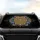 Golden Mandala Paisley Floral Swirls - Boho Lifestyle Gift for Yoga Lover Car Sunshade - 4