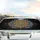 Golden Mandala Paisley Floral Swirls - Boho Lifestyle Gift for Yoga Lover Car Sunshade - 5
