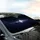 Luminous White Stars Crescent Moons Nebulae Deep Space Sky - Celestial Decor Gift Car Sunshade - 6