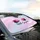 Closed Eyes Eyelashes Eyeshadow 'Hello Gorgeous' - Beauty Lifestyle Gift Car Sunshade - 6