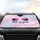 Closed Eyes Eyelashes Eyeshadow 'Hello Gorgeous' - Beauty Lifestyle Gift Car Sunshade - 4