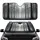 Dense Forest Dark Silhouette Bare Deciduous Trees Foggy Sky - Everyday Nature Lover Gift Car Sunshade - 1