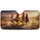 Aviator Rooster Chicks Golden Hour Highway Adventure - Travel Lover Gift Car Sunshade - 3