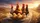 Aviator Rooster Chicks Golden Hour Highway Adventure - Travel Lover Gift Car Sunshade - 7