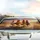 Aviator Rooster Chicks Golden Hour Highway Adventure - Travel Lover Gift Car Sunshade - 5