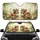 Fluffy Squirrels Fly Agaric Mushrooms Fern Butterflies Forest - Wildlife Lover Gift Car Sunshade - 1
