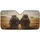 Hippos African Savanna Road Trip - Wildlife Enthusiast Gift Car Sunshade - 3