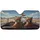 Red Foxes Driving Headphones Desert Highway - Open Road Adventure Gift Car Sunshade - 3