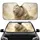 Majestic White Lion Golden Mane – Wildlife Lover Gift Car Sunshade - 1