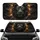 Formidable Obsidian Stone Lion Head Glowing Gold Eyes Molten Veins - Wildlife Lover Gift Car Sunshade - 1