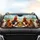Chicken Family Road Trip Adventure - Travel Essentials Gift Car Sunshade - 4