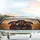 Three Dachshunds Golden Hour Road Trip - Travel Essentials Gift for Dog Lovers Car Sunshade - 5