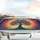 Tree of Life Lollipop Leaves Glowing Stars Luminous Sky Confetti Shapes - Home Decor Gift Car Sunshade - 5
