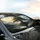 Solitary Ancient Tree Serene Lake Mountain Landscape Golden Sunbeams - Nature Lover Gift Car Sunshade - 6