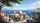 Mediterranean Coastal Village White-Sailed Boats Autumn Leaves - Travel Essentials Car Sunshade - 7