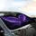 Ethereal Purple Wings Dark Cosmic Energy - Mystical Decor Gift Car Sunshade - 6