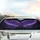 Ethereal Purple Wings Dark Cosmic Energy - Mystical Decor Gift Car Sunshade - 5