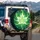 Maple Leaf Swirling Energy Mystical Forest Aurora - Nature Lover Outdoor Decor Gift Spare Tire Cover - 3