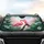 Pink Flamingo Cockatoo Tropical Leaves Blossoms - Wildlife Lover Gift Car Sunshade - 4