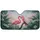 Pink Flamingo Cockatoo Tropical Leaves Blossoms - Wildlife Lover Gift Car Sunshade - 3