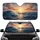 Breaking Wave Golden Sun Path Seascape - Coastal Ocean Lover Travel Essentials Car Sunshade - 1