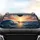 Breaking Wave Golden Sun Path Seascape - Coastal Ocean Lover Travel Essentials Car Sunshade - 4