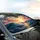 Breaking Wave Golden Sun Path Seascape - Coastal Ocean Lover Travel Essentials Car Sunshade - 6