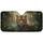 Powerful Bengal Tiger Intense Gaze Lush Jungle Forest Dappled Sunlight - Wildlife Lover Gift Car Sunshade - 3