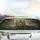 Powerful Bengal Tiger Intense Gaze Lush Jungle Forest Dappled Sunlight - Wildlife Lover Gift Car Sunshade - 5