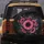 Pink Sunflowers Pink Flowers White Hummingbirds Dark Smoke Clouds - Nature Lover Home Decor Gift Spare Tire Cover - 5