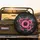 Pink Sunflowers Pink Flowers White Hummingbirds Dark Smoke Clouds - Nature Lover Home Decor Gift Spare Tire Cover - 2