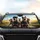 Excited Doberman Dogs High-Speed Adventure - Road Trip Travel Essentials Car Sunshade - 4