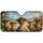 Joyful Ducklings Straw Hats Sunglasses Tropical Beach Road Trip - Summer Freedom Travel Car Sunshade - 3