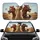 Three Funny Horse Drivers - Road Trip Adventure Gift for Horse Lovers Car Sunshade - 1