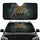 Leopard Fangs Emerald Eyes Golden Fur Jungle Mist Scene - Wildlife Lover Gift Car Sunshade - 1
