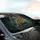 Leopard Fangs Emerald Eyes Golden Fur Jungle Mist Scene - Wildlife Lover Gift Car Sunshade - 6