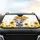 Gray Baby Elephant Golden Umbrella Sunflowers Raindrops - Wildlife Lover Car Accessory Car Sunshade - 4