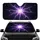 Luminous Electric Purple Magenta Lightning Bolts - Everyday Auto Accessory Gift Car Sunshade - 1